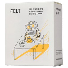 FELT 經典濾掛式咖啡, 6入, 1個, 10g