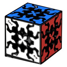 QIYICUBE KOREA 奇藝魔方 Gear 3X3魔術方塊, 混色, 1個