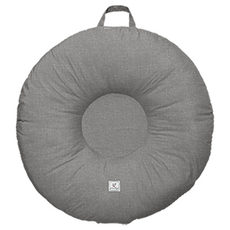 Pestep 寵物易除毛揉捏甜甜圈坐墊, 1個, 炭灰色