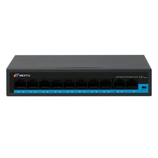 NEXTU 小型 Gigabit 8埠 PoE 交換器 2埠上行鏈路, POE2612-TP