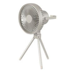 캠핑용 무선 써큘레이터 LED 무드등 실링팬 선풍기, ME-C01, 그레이