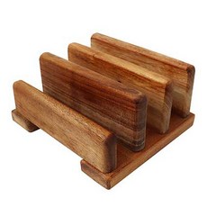 廚房Daom橡木砧板架 3格, 1個, 混色