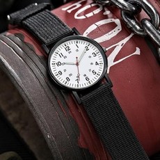 비아워게스트 남성용 나일론 캐주얼 스포츠 손목시계