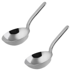 plala 不鏽鋼上菜匙 湯勺, 銀色, 2個