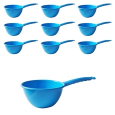 World Clean 附柄水瓢 小, 藍色, 10個