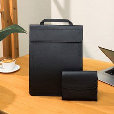 Elsso 簡約筆電包 + 滑鼠包組合, 黑色