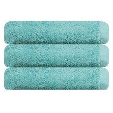송월타월 타올 무지 호텔 바스타올 30수 440g, 청록, 3개