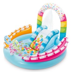INTEX 幼兒用糖果樂趣遊戲中心泳池 57144, 1個, 混合顏色