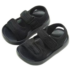 Mel&Sue 兒童氣墊網布輕量魔鬼氈涼鞋