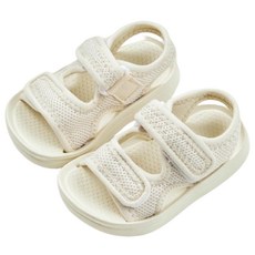 Mel&Sue 兒童氣墊網眼輕量魔鬼氈涼鞋