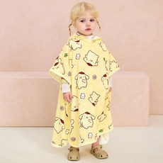 milkmile 布丁狗兒童款幸運草沙灘巾