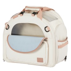 Adopt Me 寵物輕鬆移動後背包 + 內墊 + 安全帶套組, 粉紅色 + 藍色, 1套