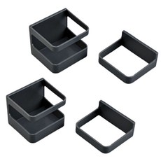 Bonaraon 壁掛式雨傘架, 2個, 01 黑色