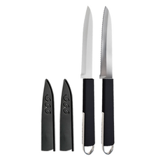 GENIAL 天鵝黑平劍+鋸齒劍套裝, 1組, 黑色