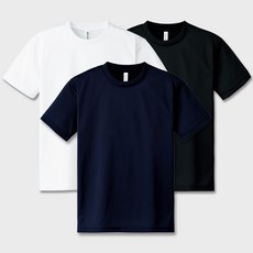 람블라 남성용 드라이 기능성 쿨론 헬스 운동 반팔 티셔츠 3장 세트