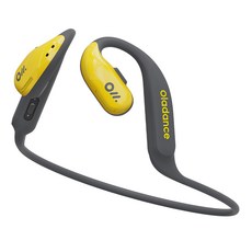올라댄스 OWS 스포츠 오픈형 무선 공기전도 블루투스 이어폰, OLA08, 옐로우