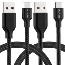 넥스트유 USB A타입-C타입 고속충전 데이터 케이블, NEXT-AC4203U2, 2개