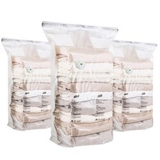 LIV MOM 袋夾式5秒徒手壓縮袋, 1入, 3個