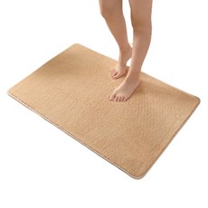 Genji Life 防滑超細纖維地墊, 米色, 1個