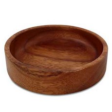 부엌다옴 레인트리 우드 원형 플레이트 12cm, 1개