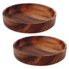 廚房匯集 雨豆木圓形盤子組, 16cm, 單一顏色, 2個