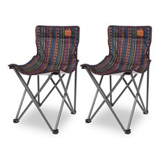 벅703 風格露營椅組, 2個, 混色