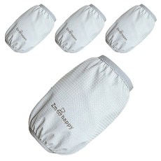 Maket Gamseong 廚房用品 防水袖套 2入, 4個, 天藍色