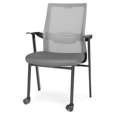 체어포커스 올백 공부의자 A500, 블랙바디 + 메쉬 올그레이