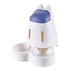 PASTEL PET 寵物Kitty半自動餵水碗, 紫色, 1個