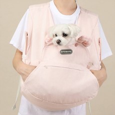 RITOGATO 寵物Bodeully Cooloud前背袋, 1個, 粉紅色