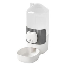 PASTEL PET Kitty Point 掛式半自動飲水器, 灰色, 1個