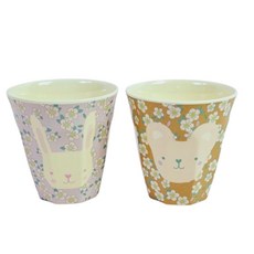 rice 幼兒用小杯2件組, 兔子, 小熊, 170ml, 1套
