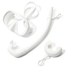 FLOW 浮潛面罩組, 白色