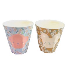 rice 幼兒用小杯2件組, 猴子, 小熊, 170ml, 1套