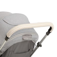 Manito Clean Grip 嬰兒推車手把套 Ryan Solo 專用, 1個, 鋸齒米色