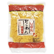 토호식품 단무지 슬라이스, 1kg, 1개