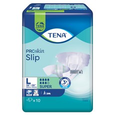 TENA 添寧 男女通用 Slip Super成人紙尿褲 成人尿布/墊, 特大型, 10片, 1包