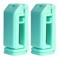 360도 회전 미끄럼방지 패드 비행기 여행용 캐리어 자동차 핸드폰 거치대 그린 2p, 2개