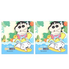 蠟筆小新自黏便條紙, 1入, 衝浪小新, 2個