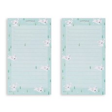 플라잉웨일즈 짱구는못말려 메모지, 달려흰둥아, 50개입, 2개