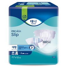 TENA 添寧 Plus 男女通用 成人紙尿褲, 大型, 12入, 1個