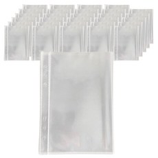 Maket Gamseong 馬卡龍活頁扣環卡冊補充包 1格 A5, 50張, 單一顏色