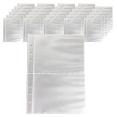 Maket Gamseong 馬卡龍活頁扣環卡冊補充包 2格 A5, 50張, 單一顏色