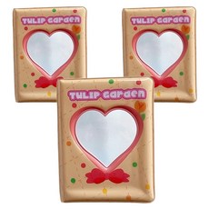 마켓감성 폴라로이드 사진 앨범 8.5 x 11 cm 3p, 옐로우, 16매