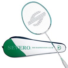 Severo 羽球拍 薄荷碳纖維 + 全覆式拍套組, 1套