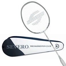 Severo 羽球拍 灰色碳纖維 + 全罩式拍套組, 1套