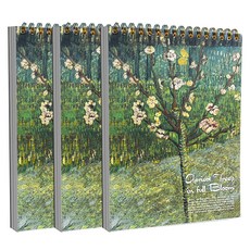 알로데 시니어 드로잉 스케치북 TYPE06 꽃나무, A4, 30매, 3개