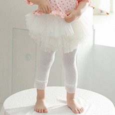 HARAROI 女童夏季荷葉邊透氣內搭褲