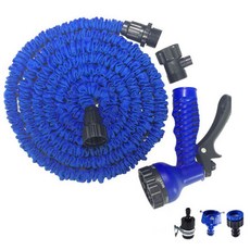 EVER HOUSE 多用途伸縮噴水魔術水管 22.5m, 藍色, 1個