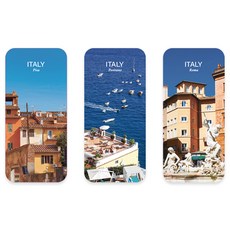 모노라이크 캡처더라이프 하드 북마크 3종 세트, 05 Italy, 1세트